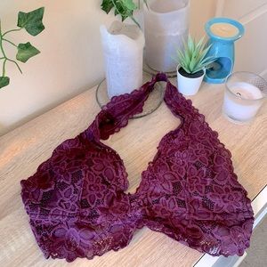 Purple Halter Bralette